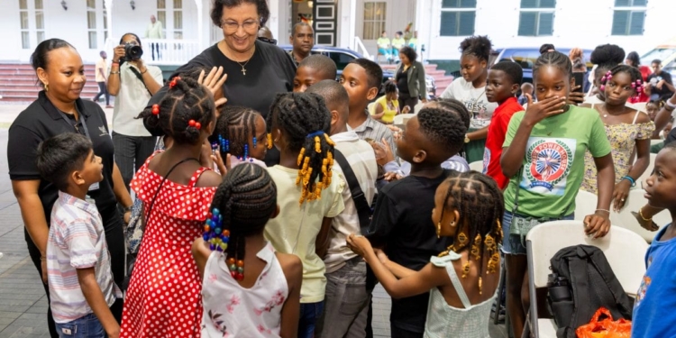 Simons tijdens kinderdag