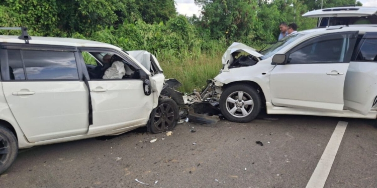 frontale botsing aanrijding