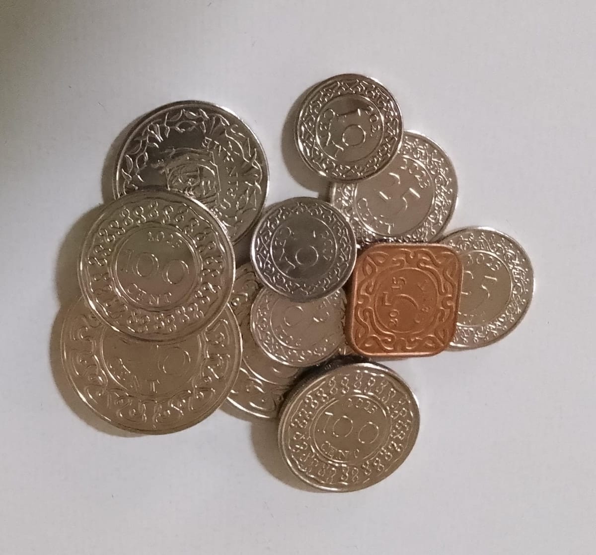 muntgeld SRD dollar muntjes