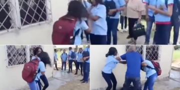 scholieren vechtpartij paradise nickerie