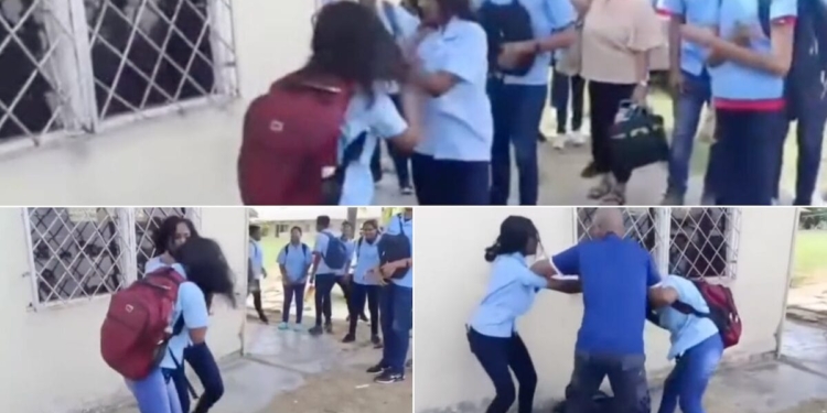 scholieren vechtpartij paradise nickerie