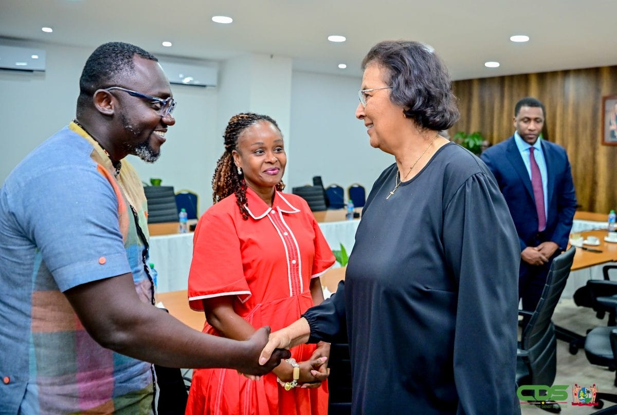 Delegatie uit Ghana in Suriname