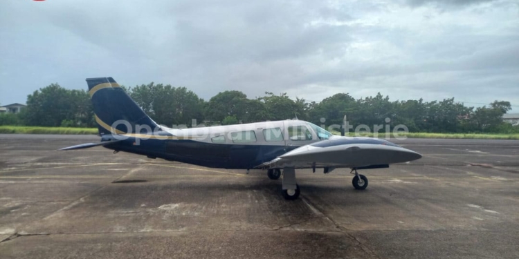 ILLEGAAL Vliegtuig OM JIT DRUGS GOLIATHGEBIED