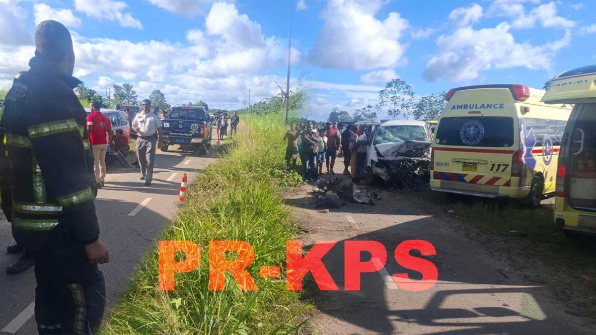 Politie en hulpdiensten onderzoeken een dodelijke aanrijding op de Martin Luther Kingweg nabij het PWB-project.