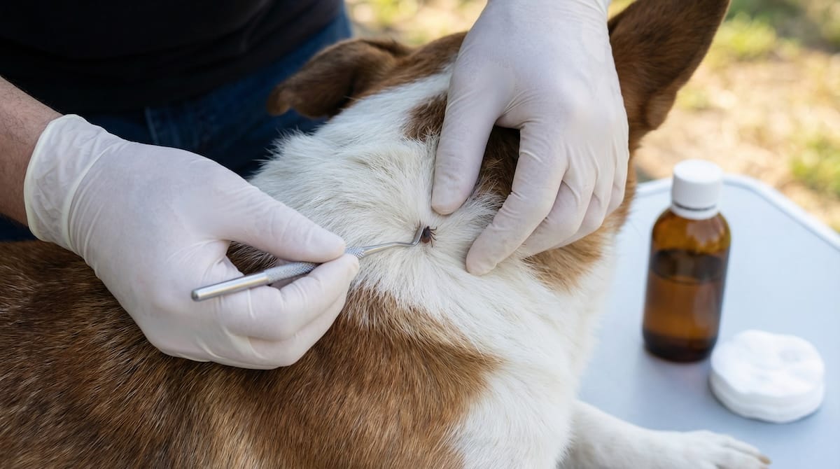 hond koeparie teek bloedzuiger