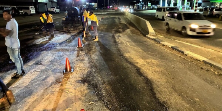 lapwerkzaamheden van hogerhuysstraat