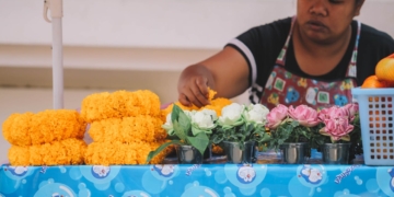 markt eten groenten verkoop