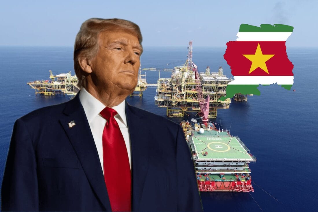 trump suriname olie