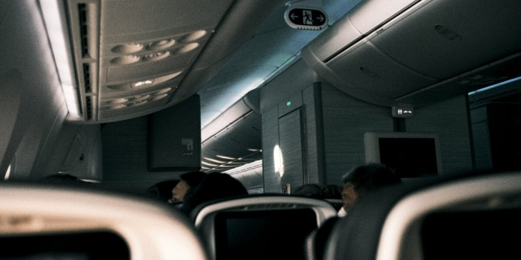 vliegtuig cabine reizen