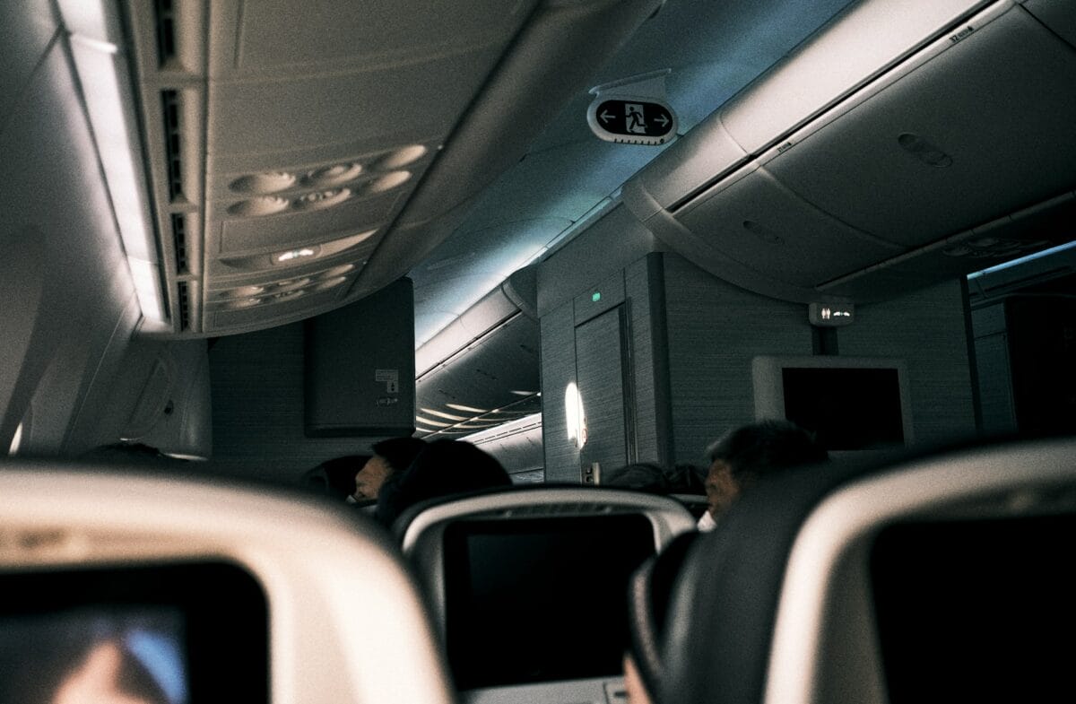 vliegtuig cabine reizen