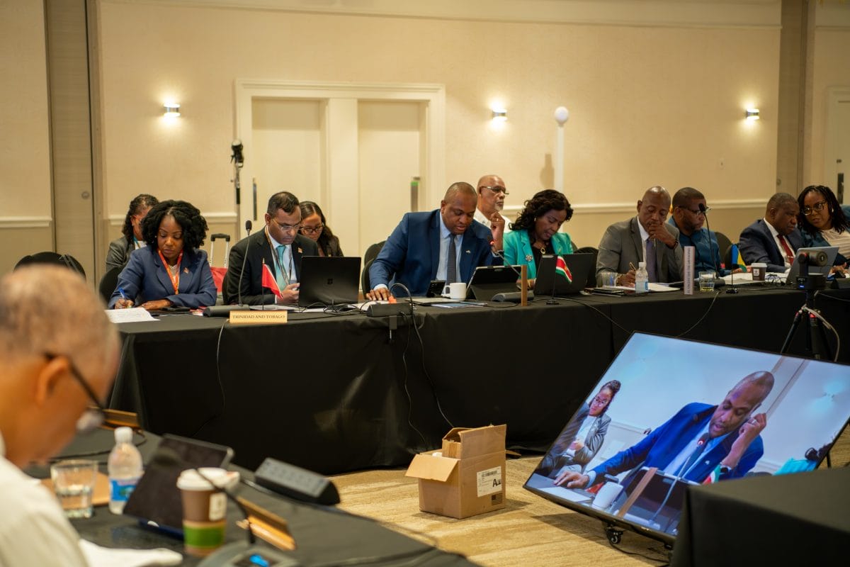 Minister Bouva bij 16de Special Meeting van CARICOM-ministers in Saint Kitts and Nevis