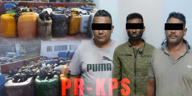Politie pakte drie verdachten op voor smokkel van 1000 liter brandstof uit Guyana