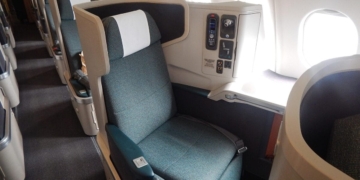 business class vlucht reizen vliegen