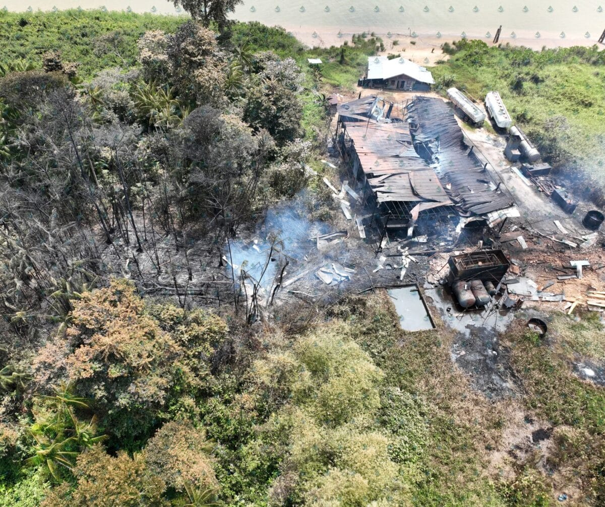 olievaten brand milieuschade