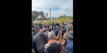 verwijdering illegale goudmijners proknokkers zijin