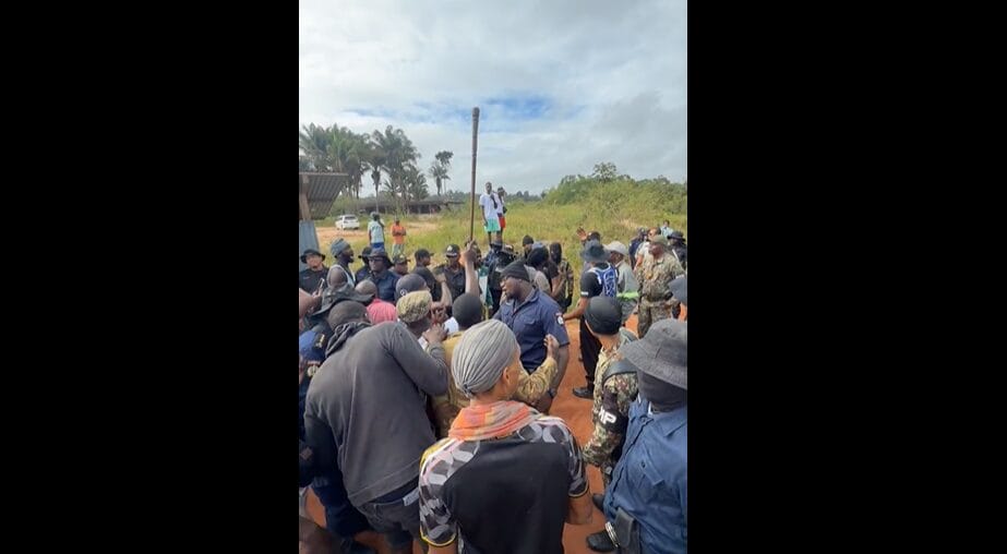 verwijdering illegale goudmijners proknokkers zijin