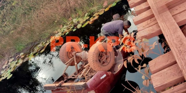 Pick-upbestuurder verdronken na val van brug in Coesewijnekreek op weg naar Tibiti