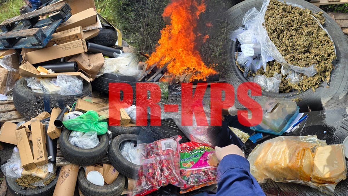 Narcoticabrigade verbrandde in beslag genomen drugs in Kraka onder toezicht van Officier van Justitie