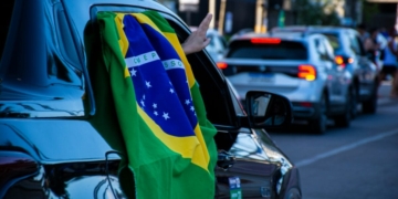 voetbal brazilie vlag