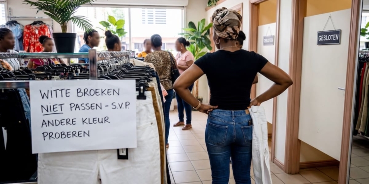 witte broek paskamer