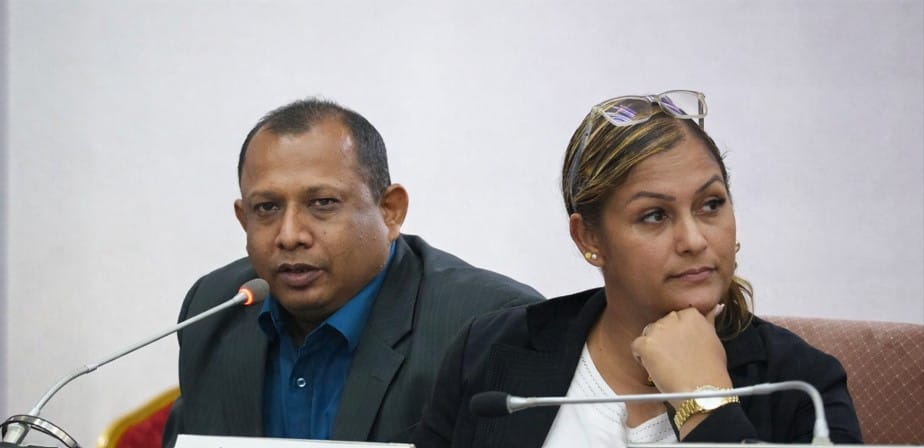 Rawien Raghoenandan en Ameerani Jarbandhan