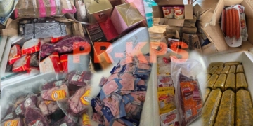 De goederen zijn in beslag genomen.