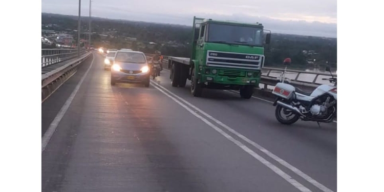 defect voeruig truck