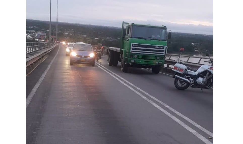 defect voeruig truck