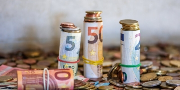 euro's valuta geld