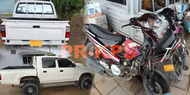 Bromfietser gewond geraakt na zware botsing met vrachtvoertuig aan de Fredericieweg in Nickerie.