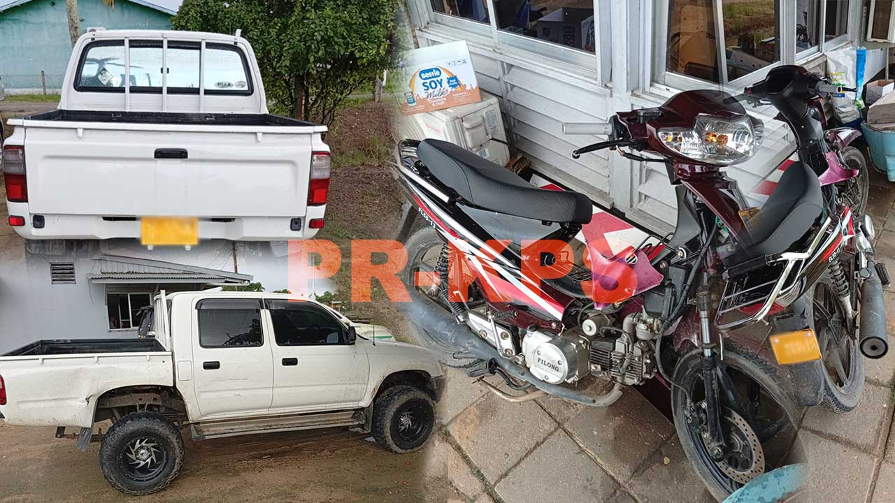 Bromfietser gewond geraakt na zware botsing met vrachtvoertuig aan de Fredericieweg in Nickerie.