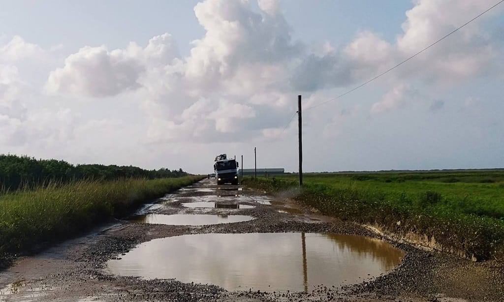 oostwest verbinding slechte weg
