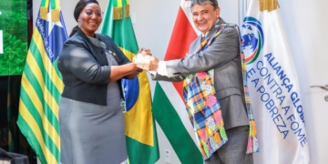 Minister Pokie voert constructief overleg met Braziliaanse ambtgenoot