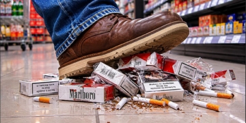 Verkoop van tabaksproducten moet aan banden gelegd worden. Foto: AI