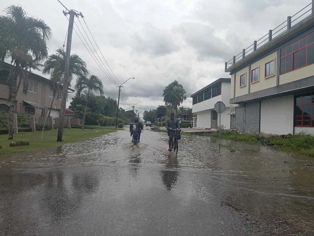 Wateroverlast in Suriname