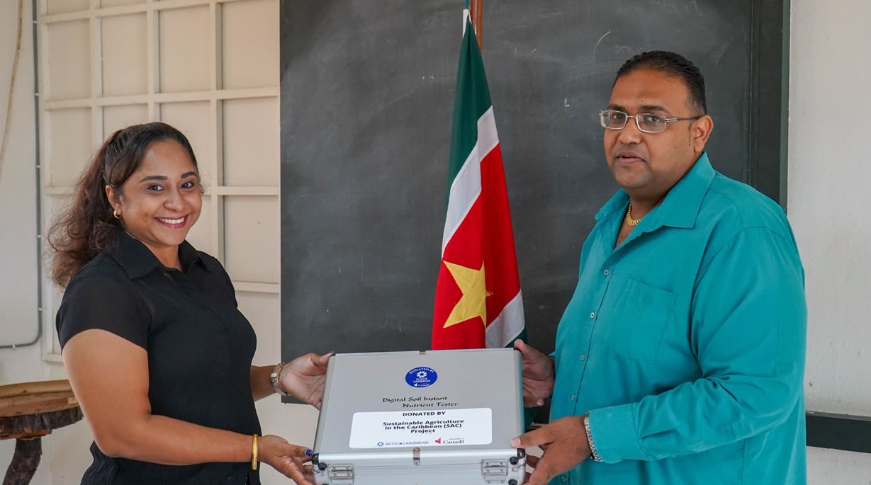 Nieuwe soil test kits moeten duurzame landbouw in Suriname stimuleren
