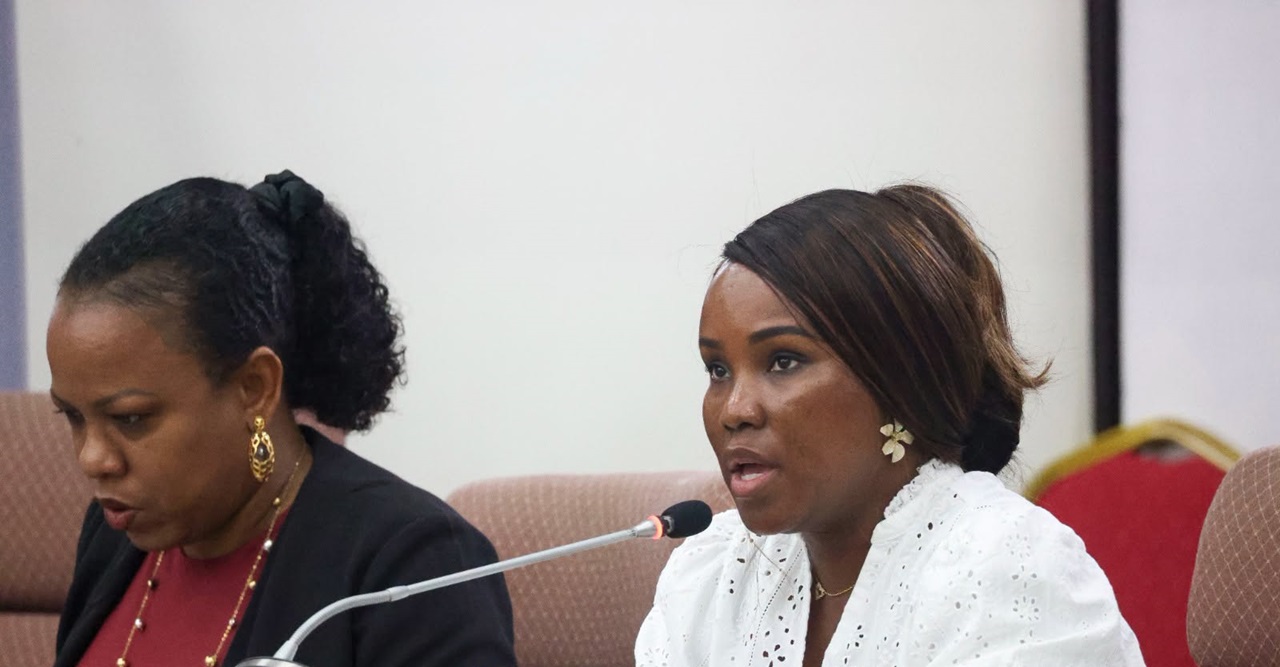 DNA-leden Silvana Afonsoewa en Rossellie Cotino.