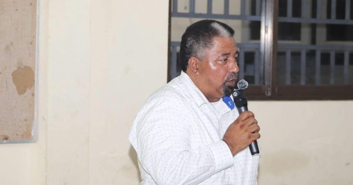 Districtscommissaris Marlon Budike.