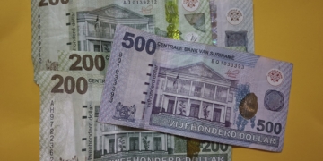 Surinaamse Dollars.