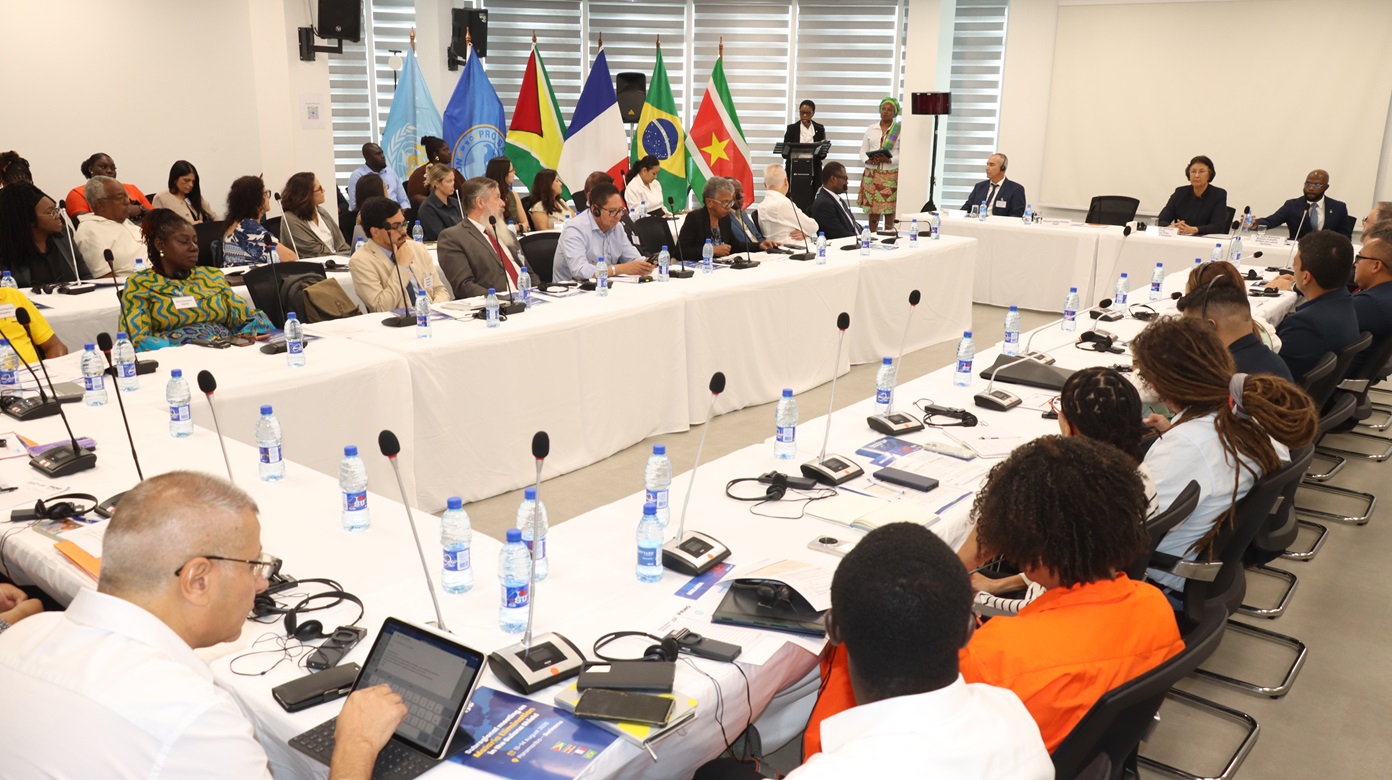 President Simons ontvangt PAHO-topfunctionaris voor gesprek over malaria.