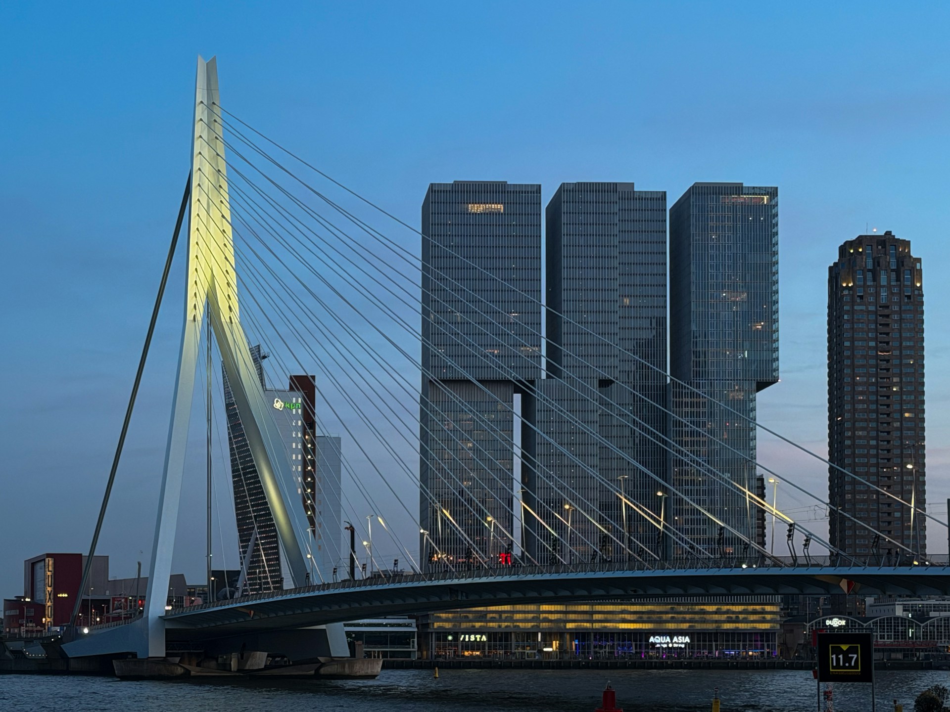 Voor Surinaamse nieuwkomers kan de gemeentelijke Starterslening het verschil bij een eerste woning verkleinen. Foto: Rotterdam Erasmusbrug