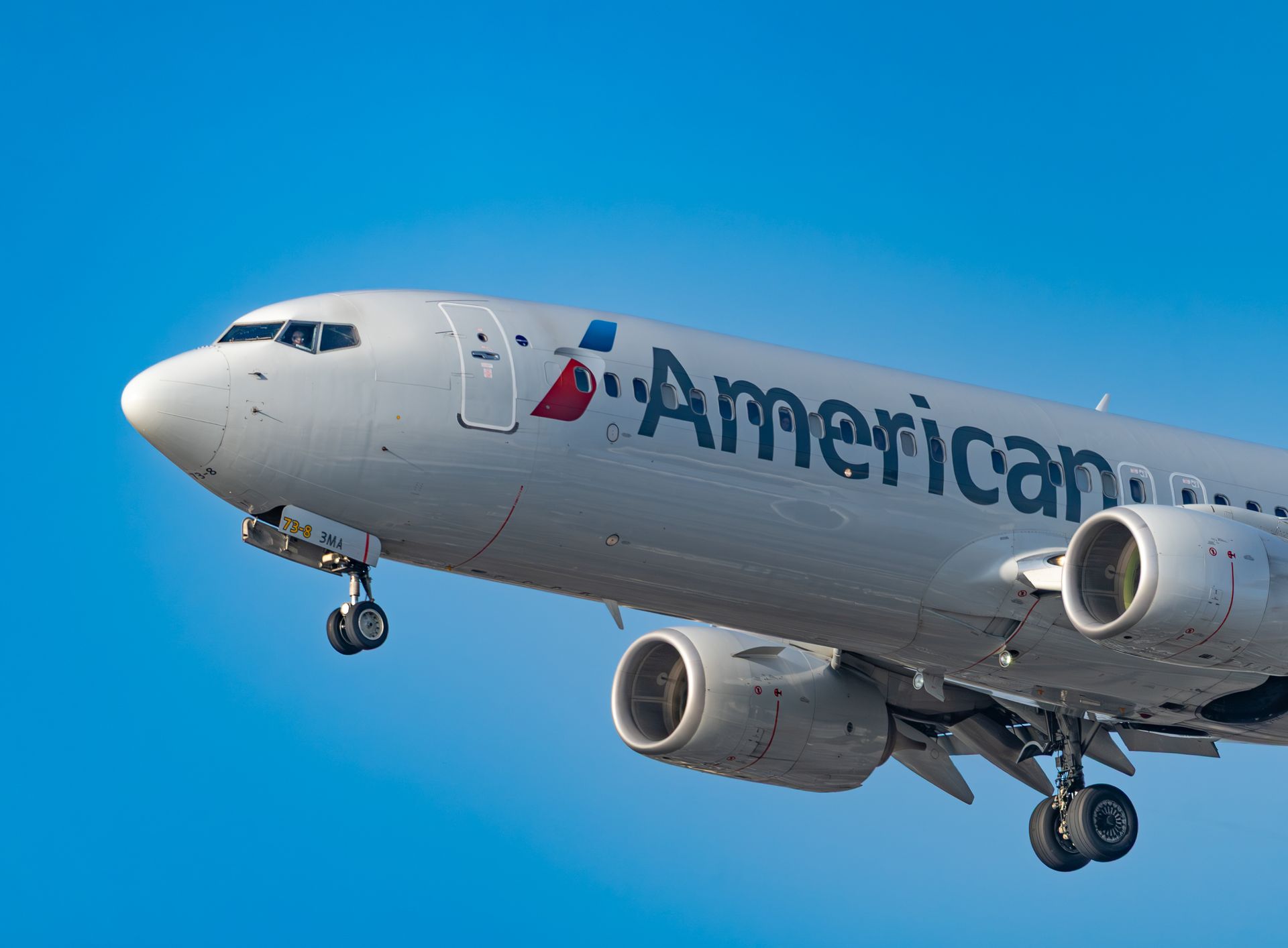 Toeristen vallen onder andere regels. Foto: American Airlines Boeing