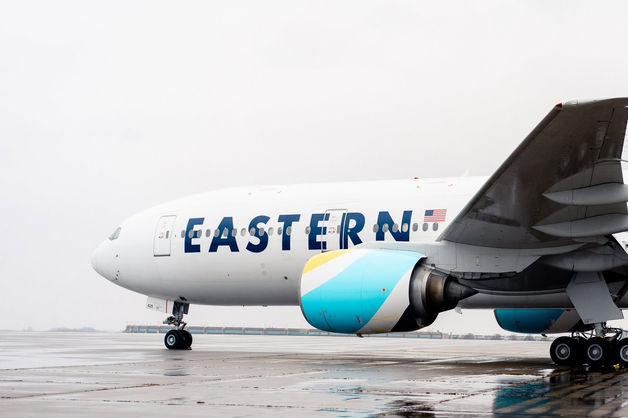 Een Boeing 777 van Eastern Airlines.
