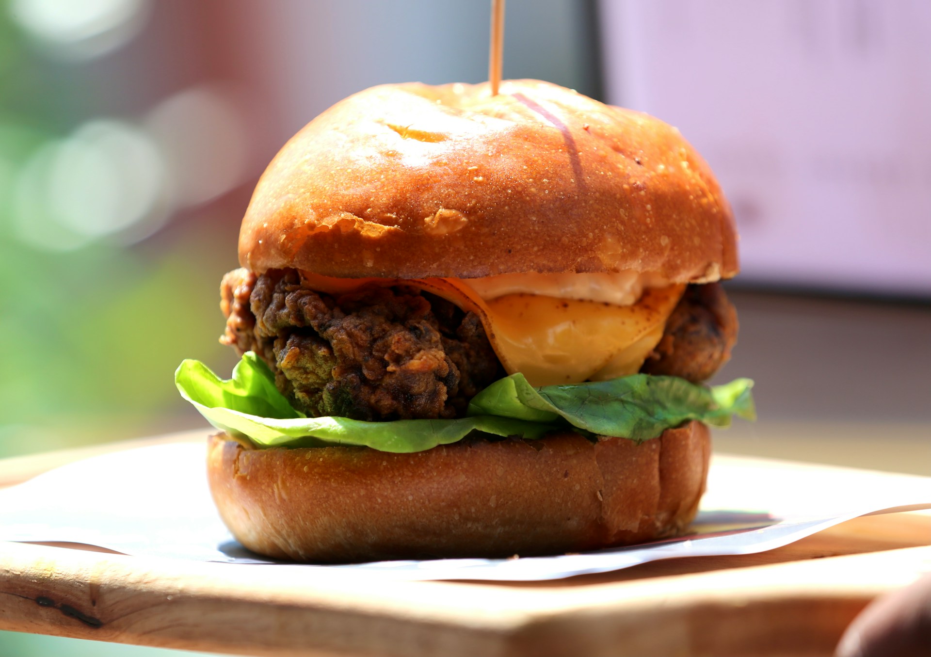 fast food hamburger