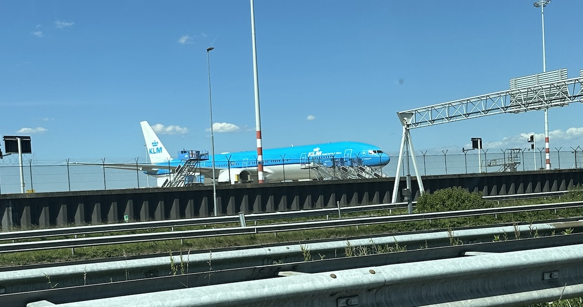 KLM Boeing 777 vanaf de A4