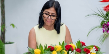 Venezolaanse waarnemend president Delcy Rodríguez Gomez.